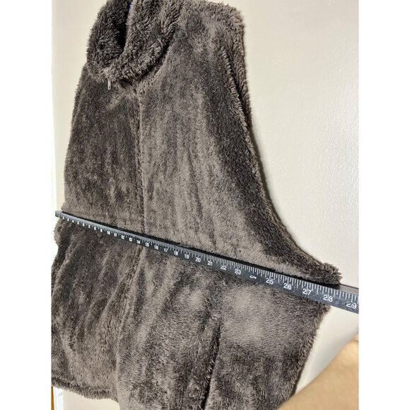 Forever 21 Teddy Jacket Chocolate Brown Poly Fleece Zip Soft Cozy Unisex Men XXL - Picture 3 of 7